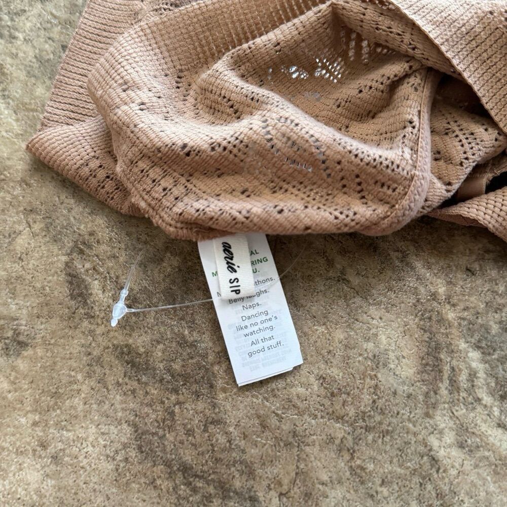 Aerie Bralette Tan Size Small - Picture 9 of 9